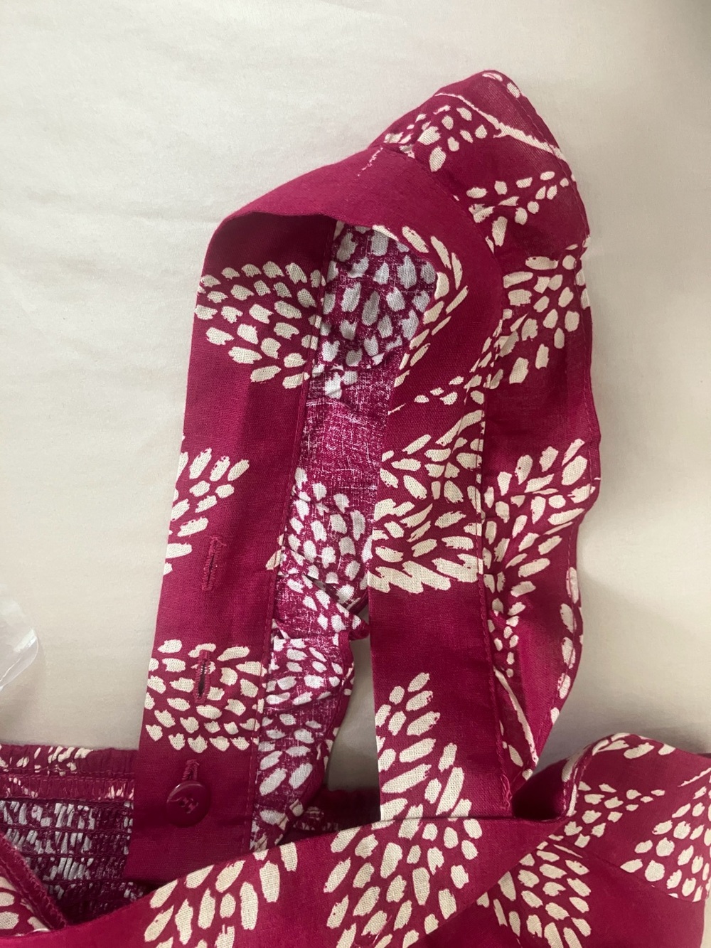 Torrid Belle Isle Cotton Linen Maxi Dress 00 Burgundy NWT - Picture 5 of 16